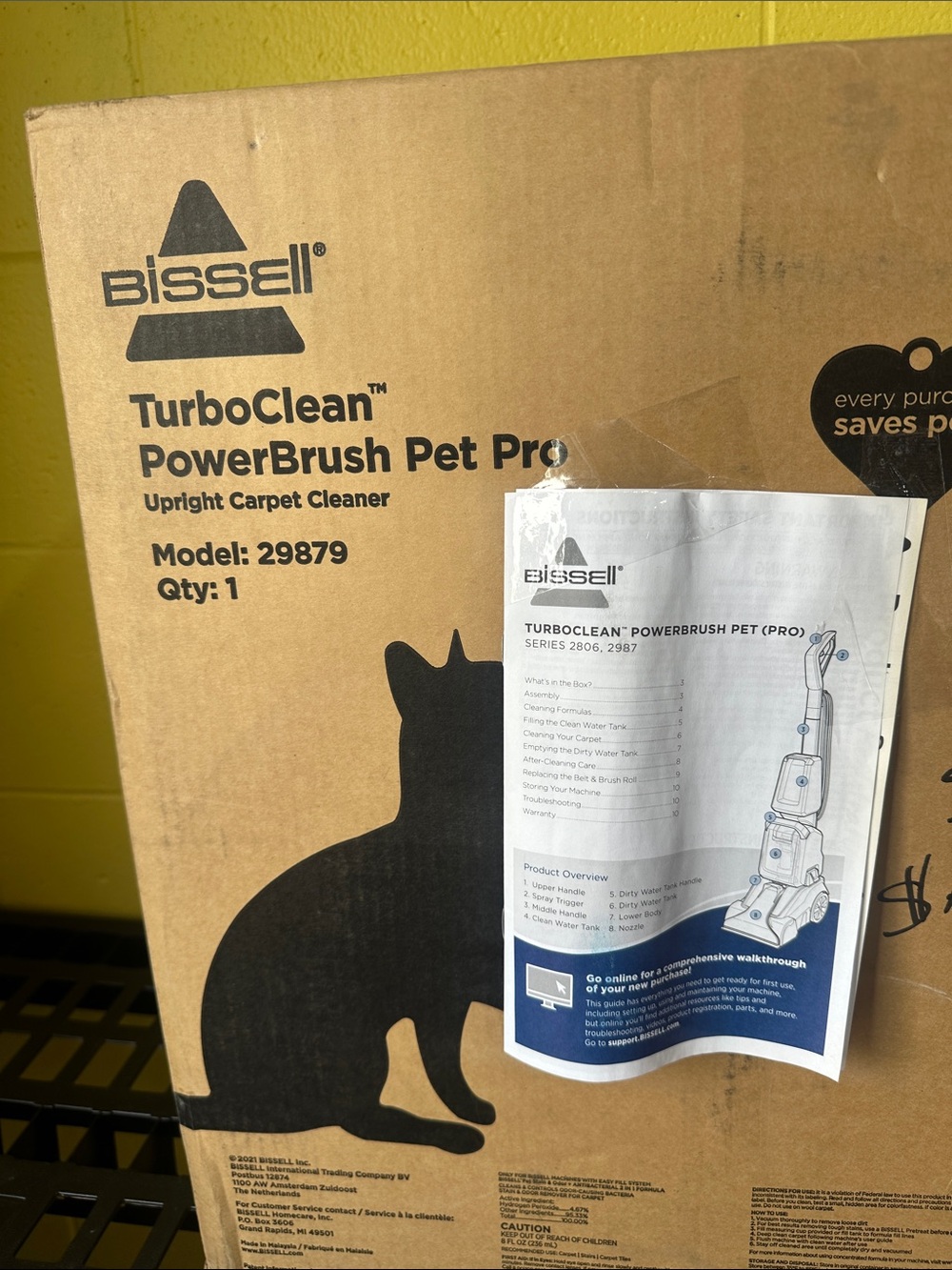 Bissell Upright Carpet Cleaner New In Box